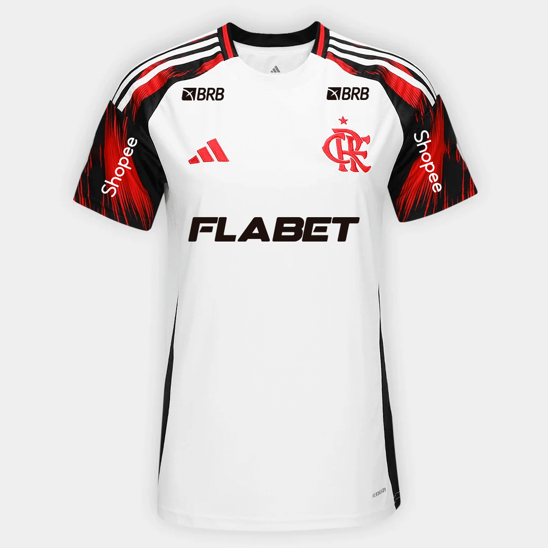 Flamengo 2025/26 II Away Jersey Women Full Sponsors - Fan Version