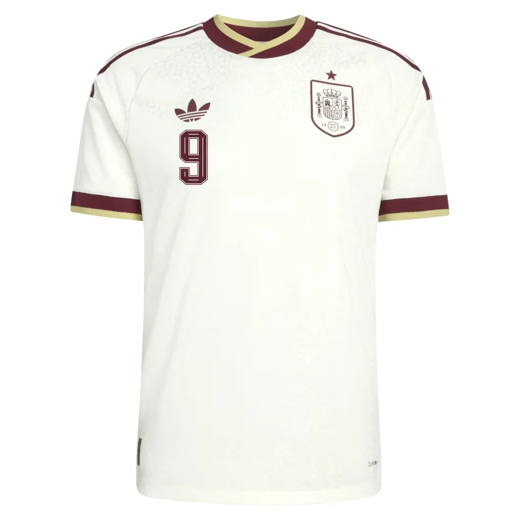 Spain 2026 Away Jersey Soccer Gavi #9 - World Cup 2026