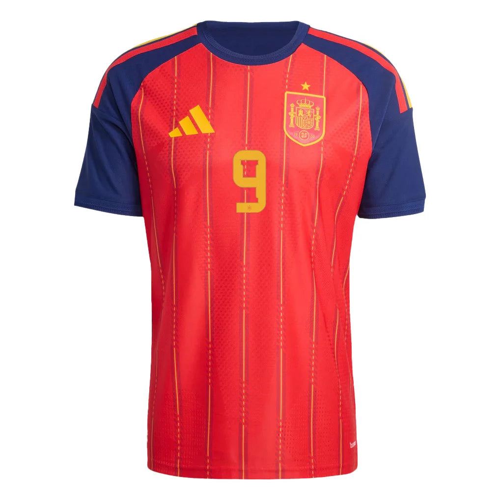 Spain 2026 Home Jersey Soccer Gavi #9 - World Cup 2026