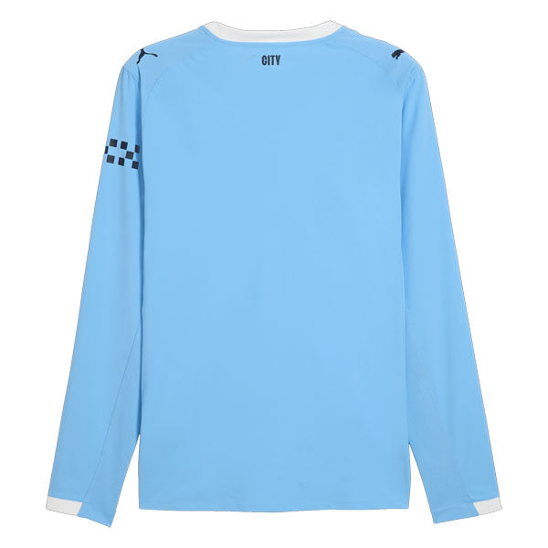 Manchester City Home Long Sleeve Jersey 25-26 (Player Version)