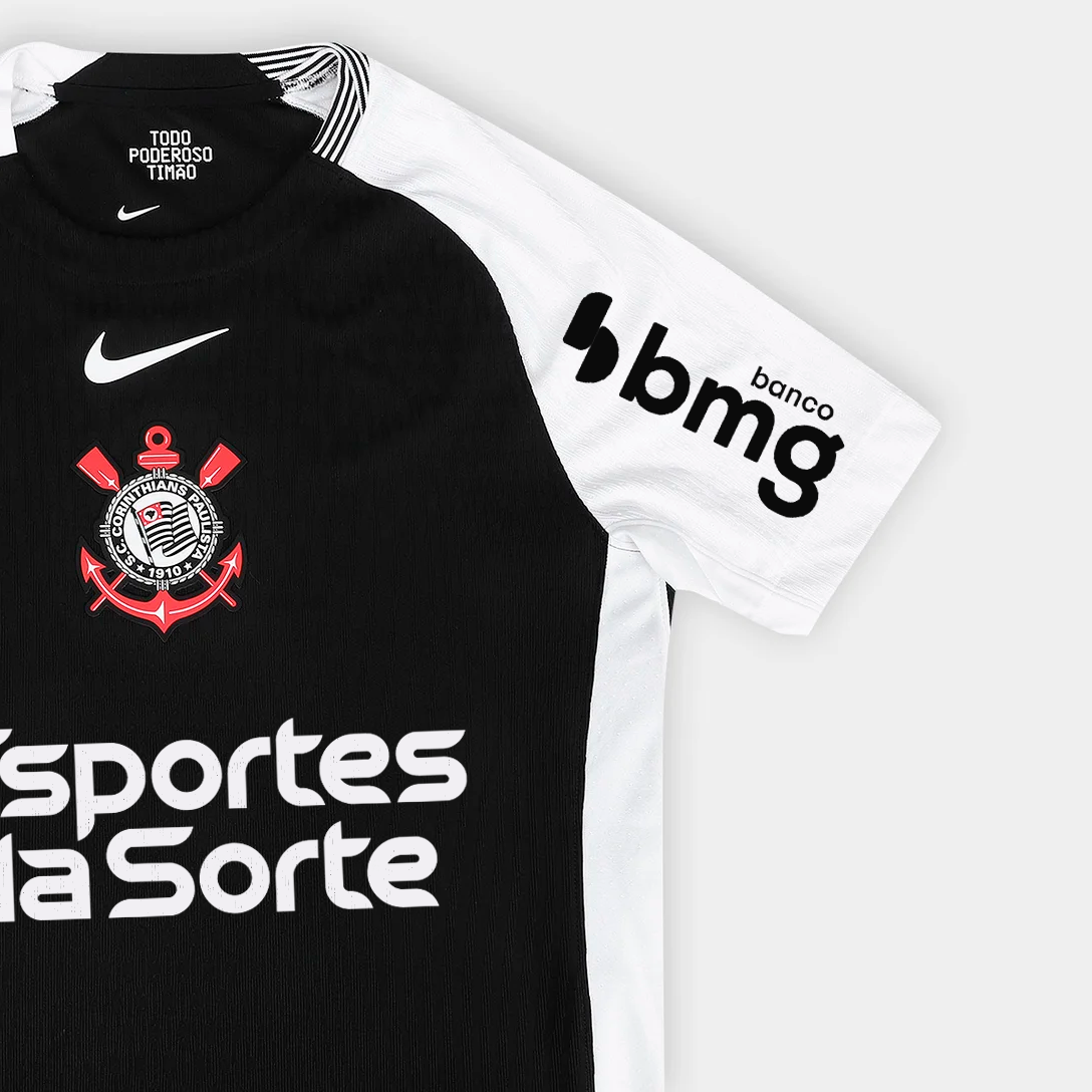 Corinthians 2025/26 II Away Jersey Soccer Full Sponsors - Player Version