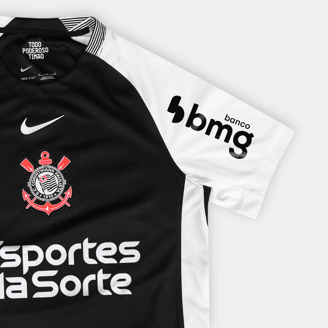Corinthians 2025/26 Away Jersey Soccer Women Full Sponsors