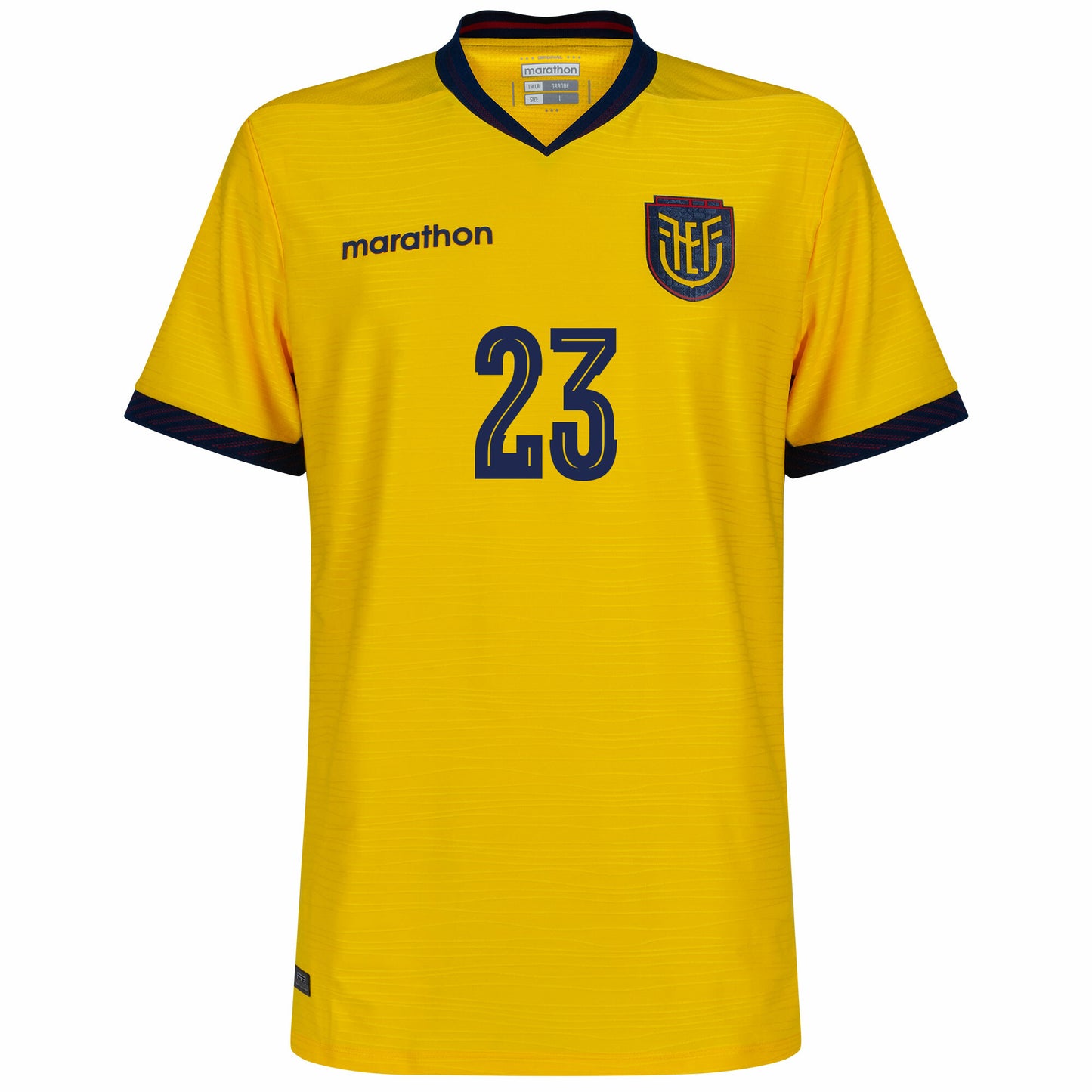 Ecuador 2026 Home Jersey Soccer M.Caicedo #23 Player Version - World Cup 2026