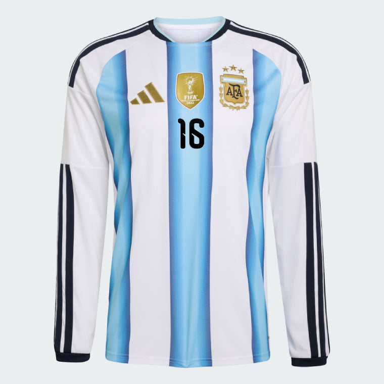 Argentina 2026 Home ALMADA #16 Long Sleeve - WORLD CUP 2026