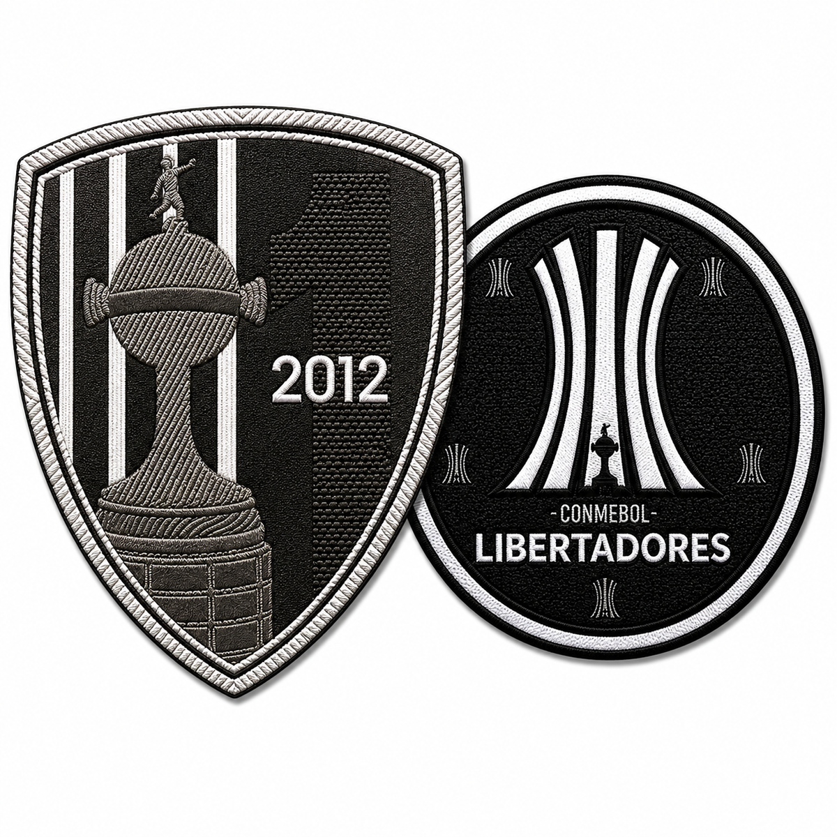 Patch Campeão Libertadores - Corinthians (2 peças · Mangas Esquerda + Direita)