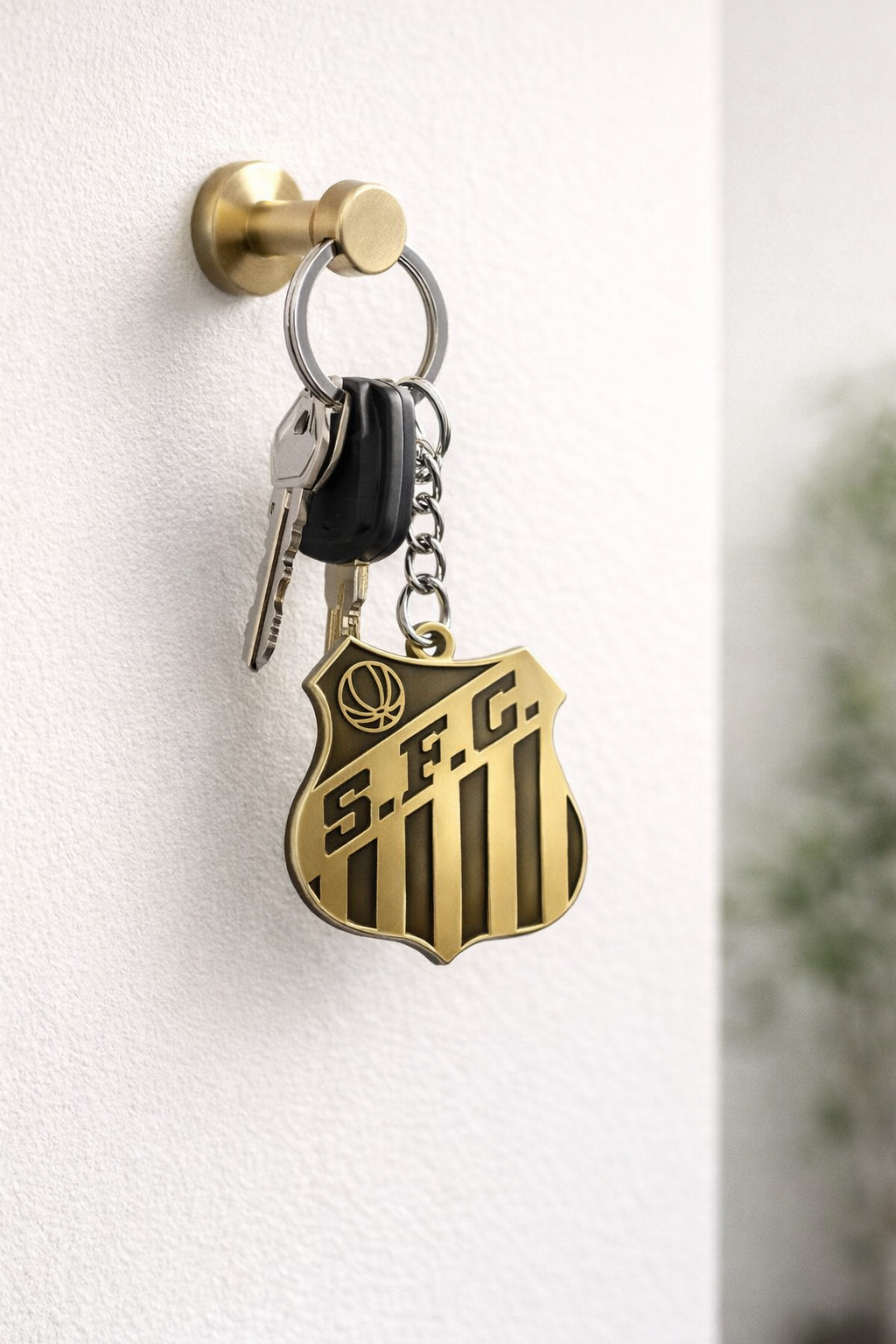 Metal Santos Keychain – 4cm x 3cm