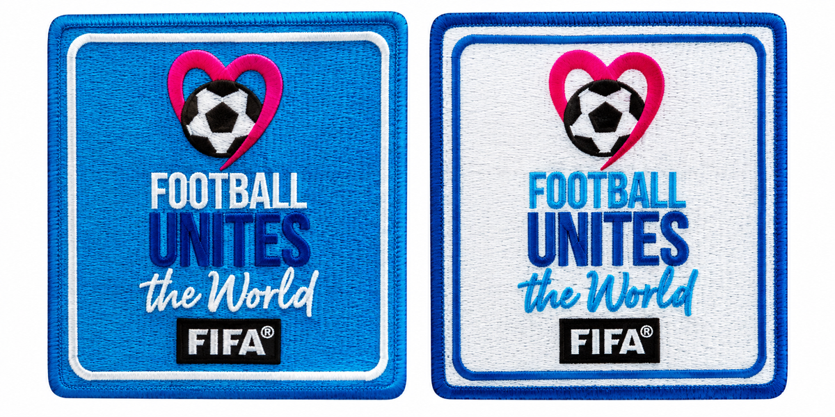 FIFA World Cup 2022 dark BLUE/ white BLUE Patches (2 pcs Β· Right + Left Sleeve)