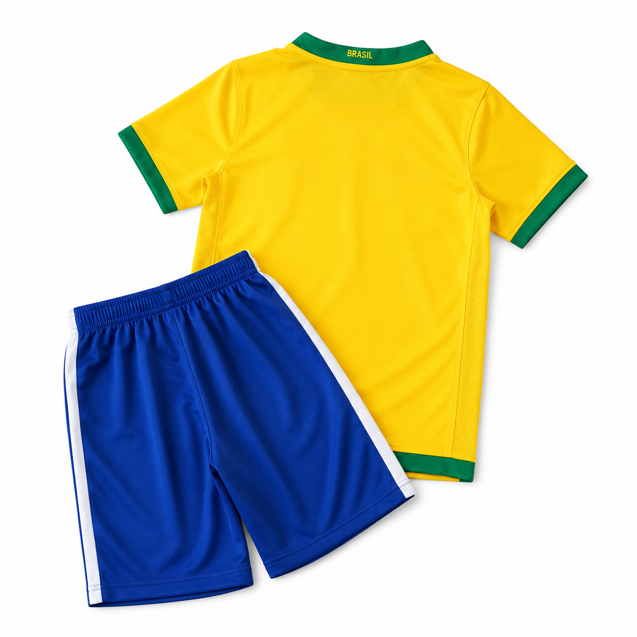 Brazil Retro Home 2006 Soccer - Kit Kids