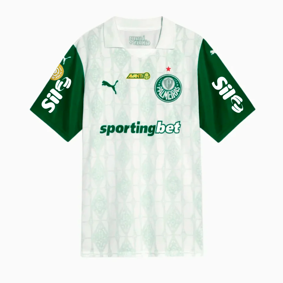 Palmeiras 2025/26 II Away Jersey Full Sponsors - Fan Version