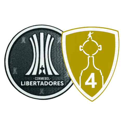 Patches Libertadores 4 Trophies Set