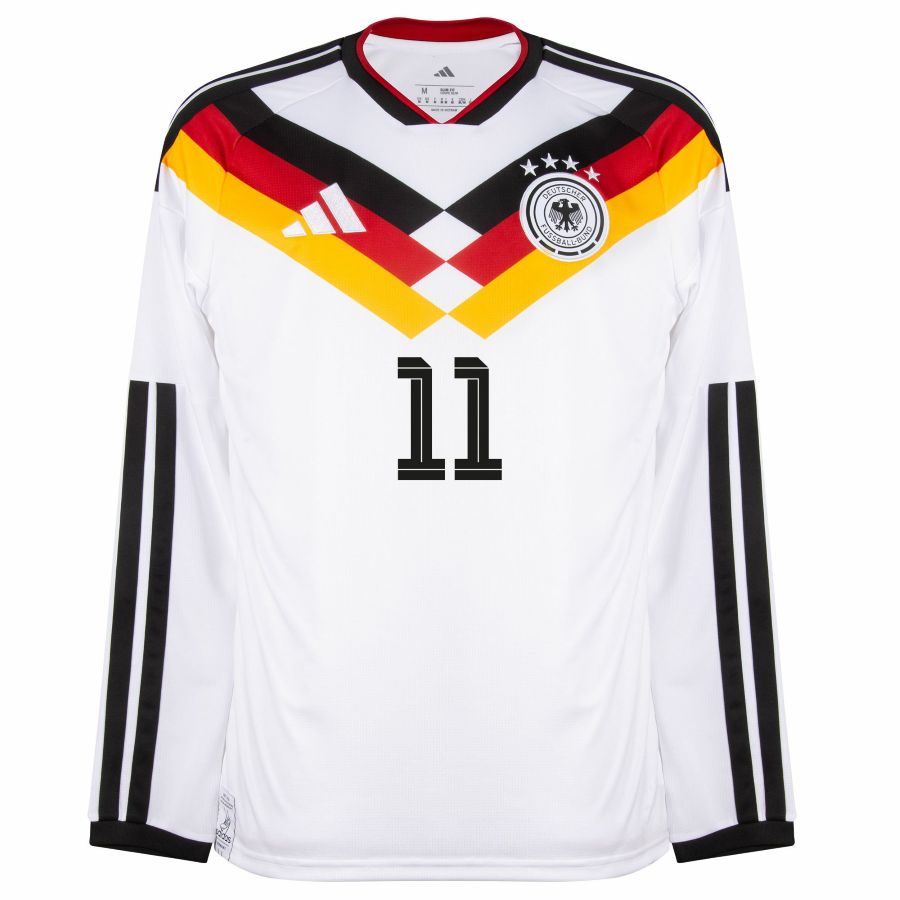 Germany Home Long Sleeve WOLTEMADE #11 Jersey 26-27