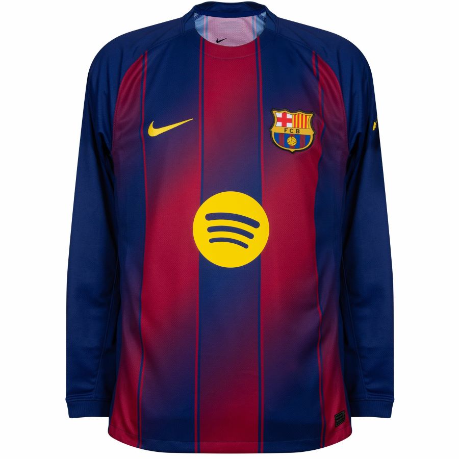 Barcelona Home Long Sleeve LAMINE YAMAL 10 Jersey 25/26