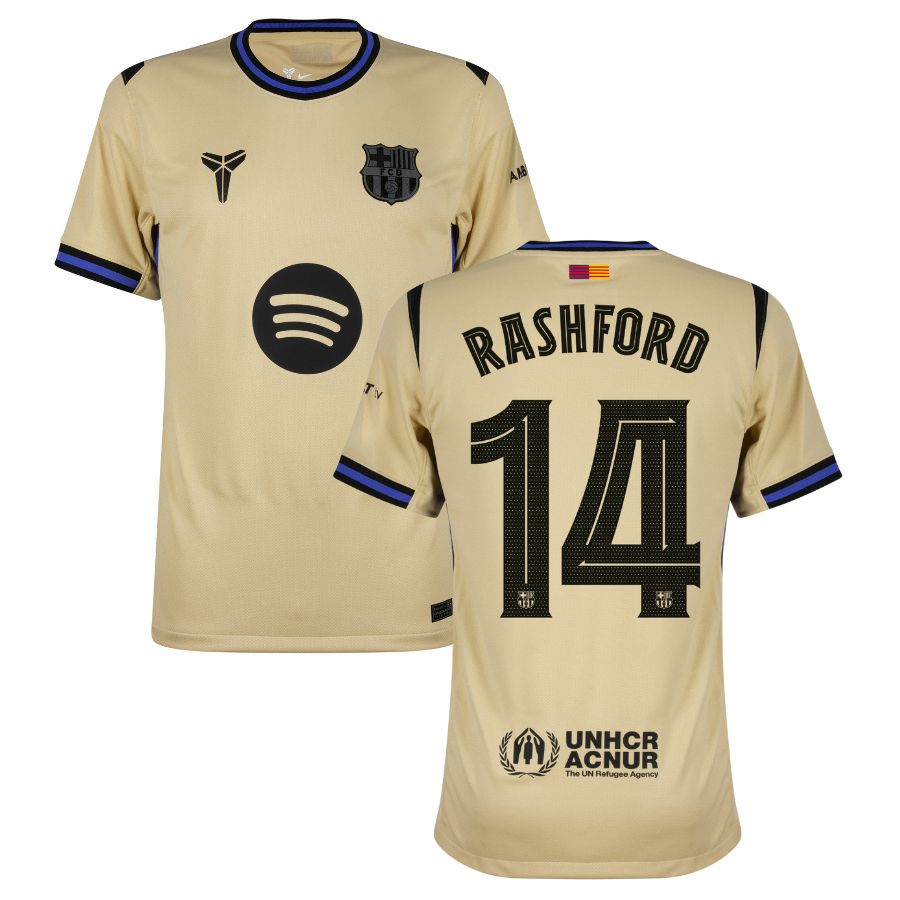 Barcelona Away RASHFORD 14 Jersey 25-26