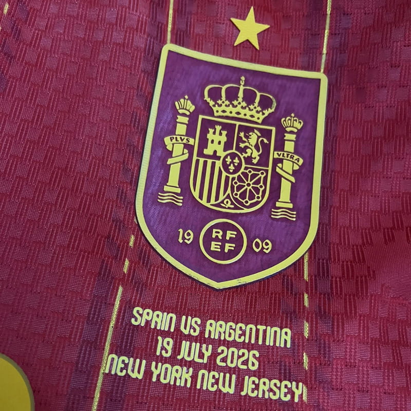 Spain Home World Cup Final Jersey 2026 (Player Version) LAMINE YAMAL #19