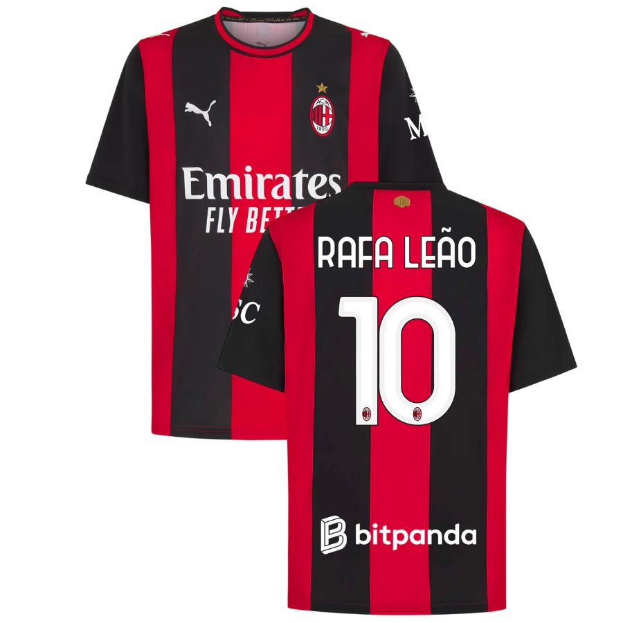 AC Milan Home Jersey 25-26 Rafa Leao #10