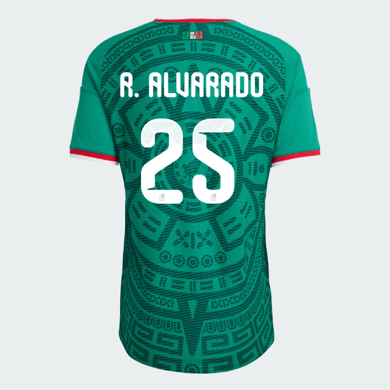 Mexico Home R. ALVARADO 25 Jersey World Cup 2026 (Player Version)