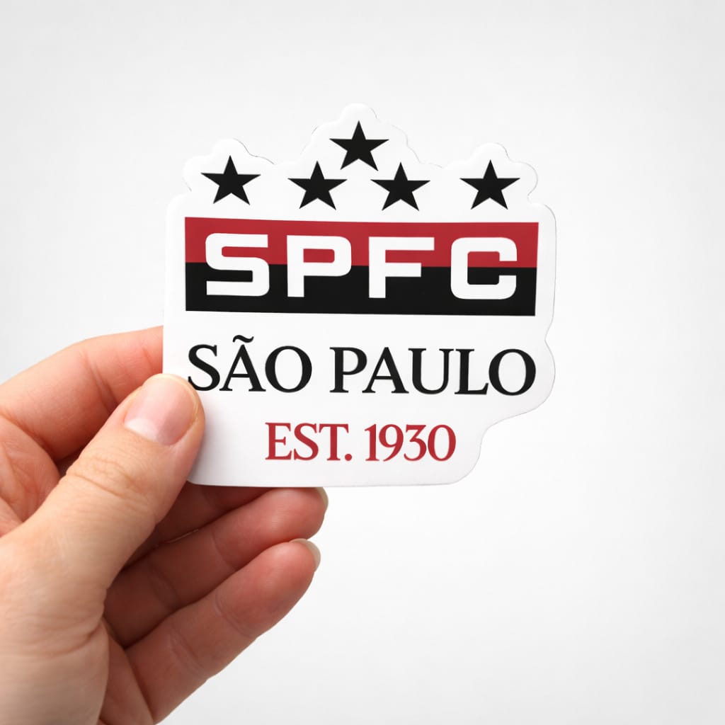 São Paulo FC Sticker – Pack 2 Stickers Vinyl Decal for Car Window