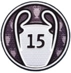 UCL Trophy 15 Badge (Right Sleeve)