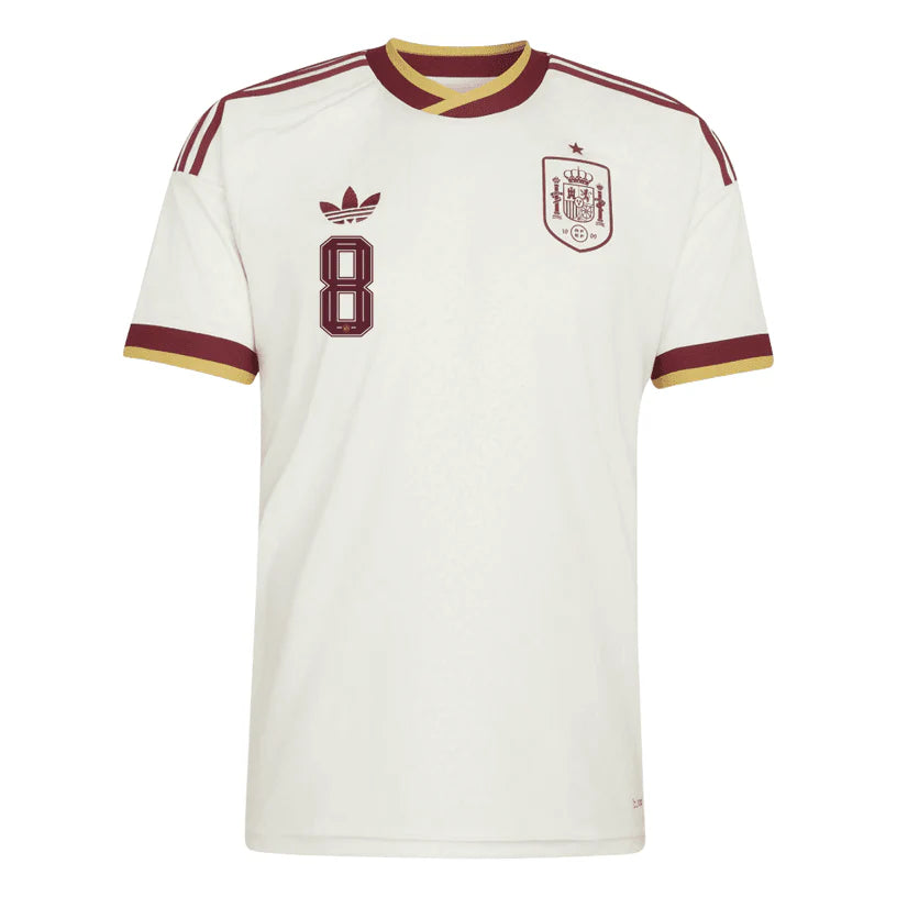 Spain 2026 Away Jersey Soccer Player Fabian #8 - World Cup 2026