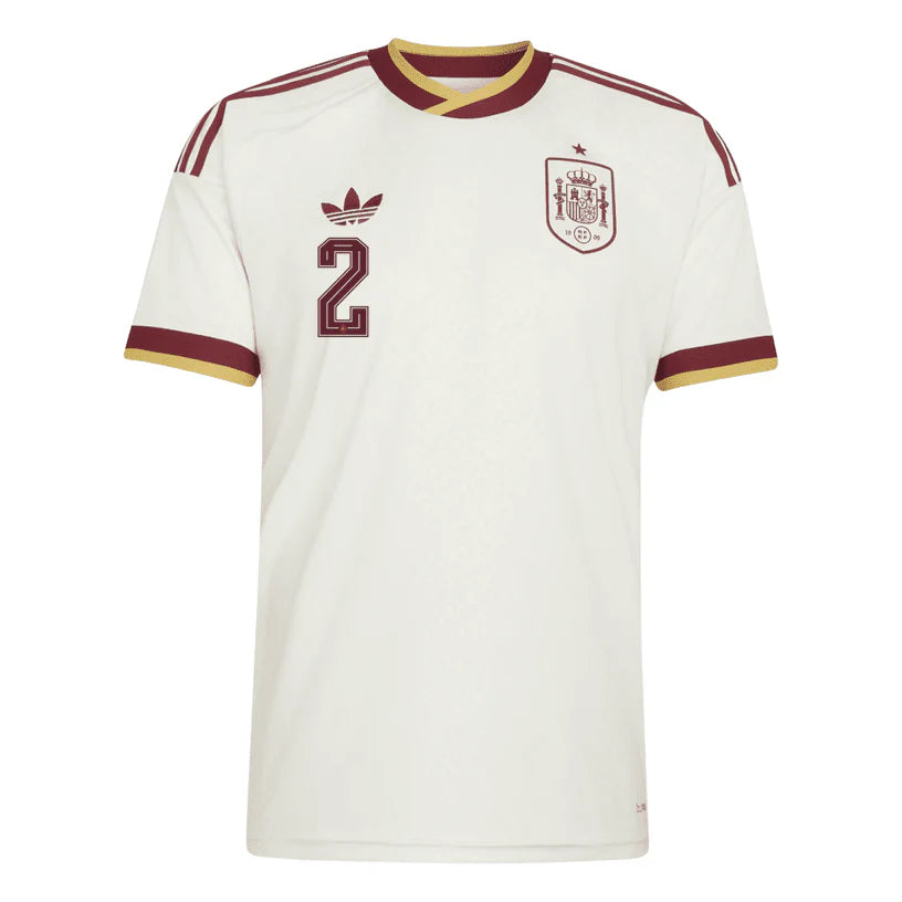 Spain 2026 Away Jersey Soccer Player Pedro Porro #2 - World Cup 2026