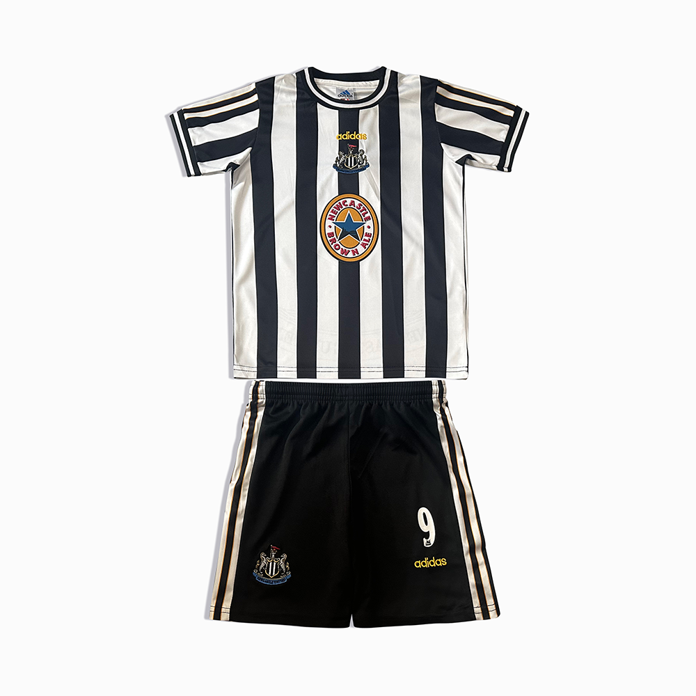Newcastle United Home Retro Kids Kit 1997-1999