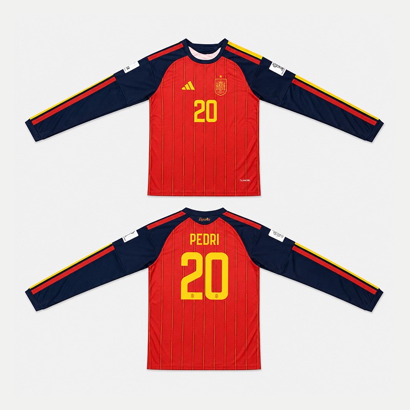 Spain Home Long Sleeve Jersey 2026