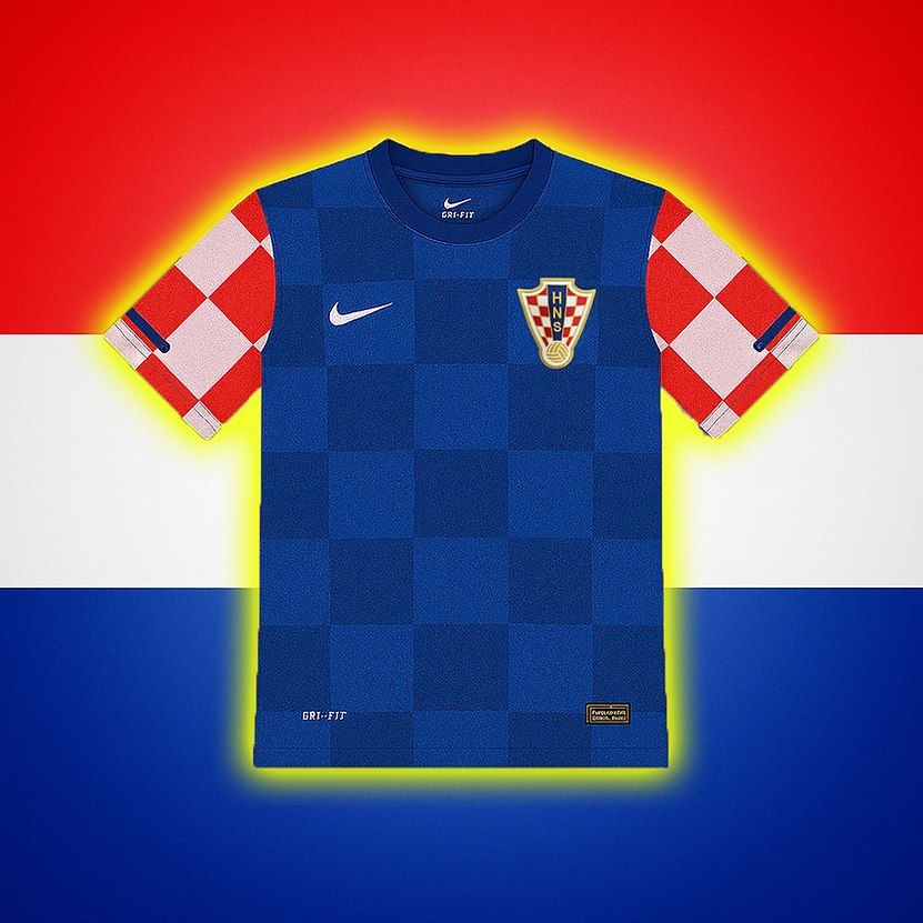 Croatia Home Retro Jersey 2010