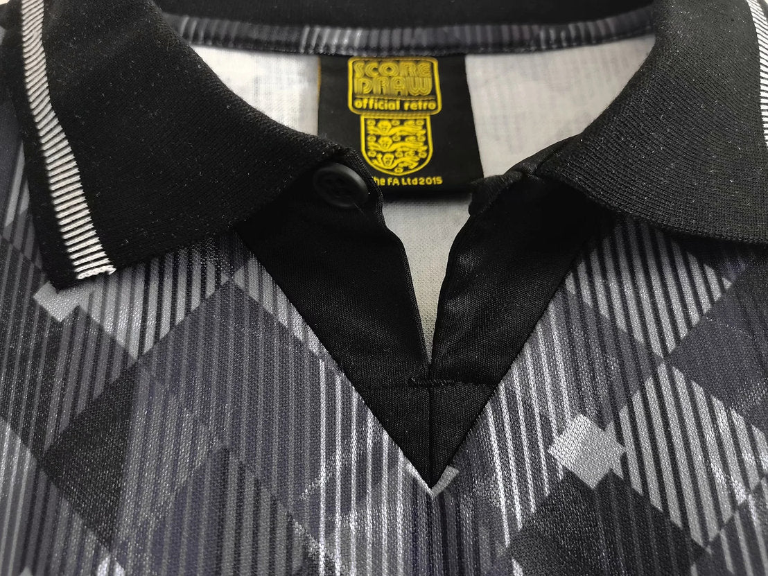 England Black Out Retro Jersey 1990