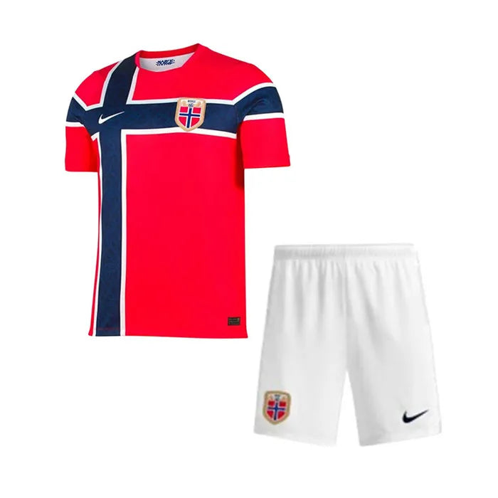 Norway 2026 Home Kids Kit Soccer - WORLD CUP 2026