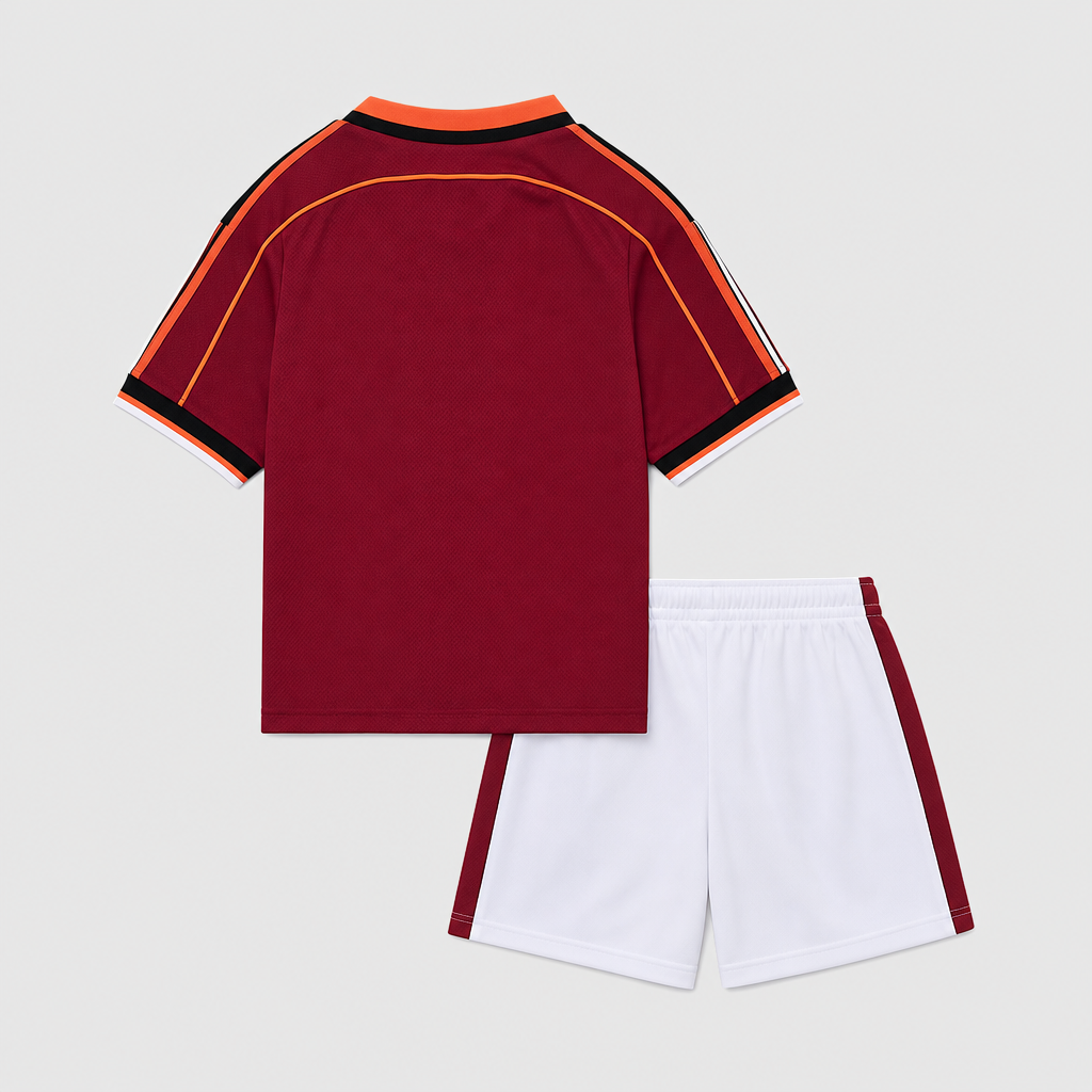 AS Roma Home Retro Kids Kit 1998-99