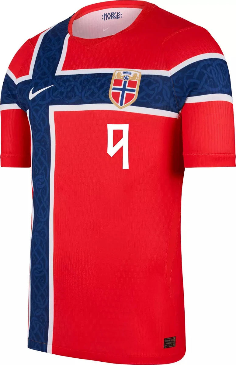 Norway 2026 I Home Jersey Soccer Player Erling Haaland #9 - World Cup 2026