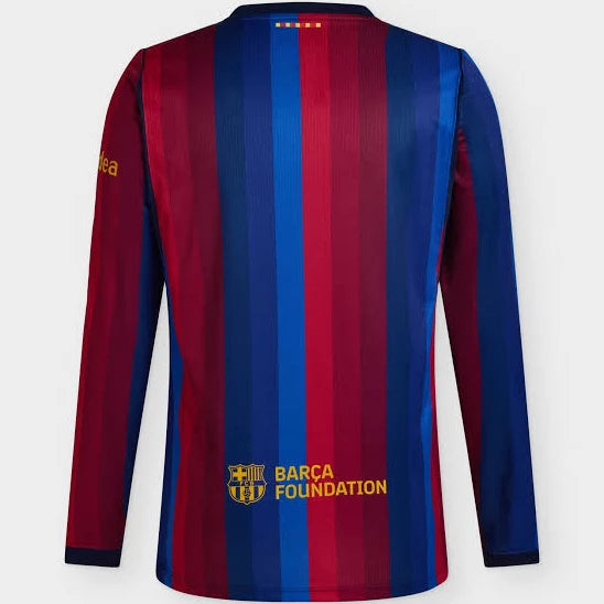 Barcelona Home Long Sleeve Jersey 26/27