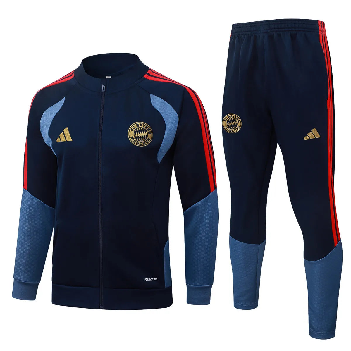 Bayern Munich Tracksuit Kit Royal Full Ziper 26/27
