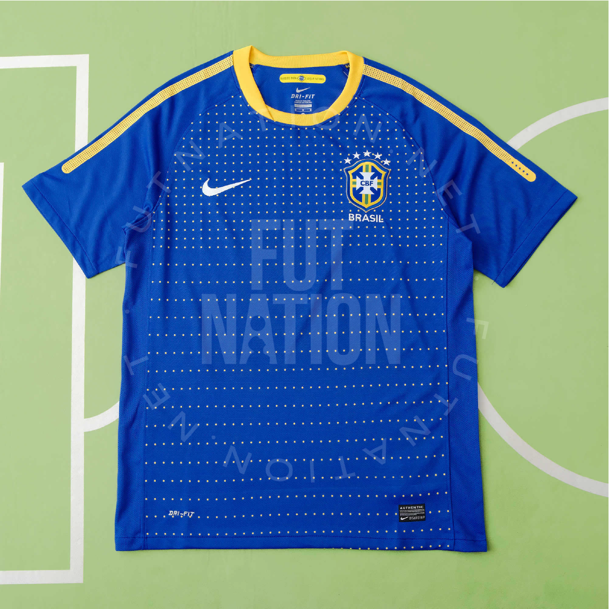 Brazil Away 2010 Jersey Soccer - Retro Version