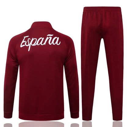 Spain Tracksuit Full Ziper Burgundy 26/27