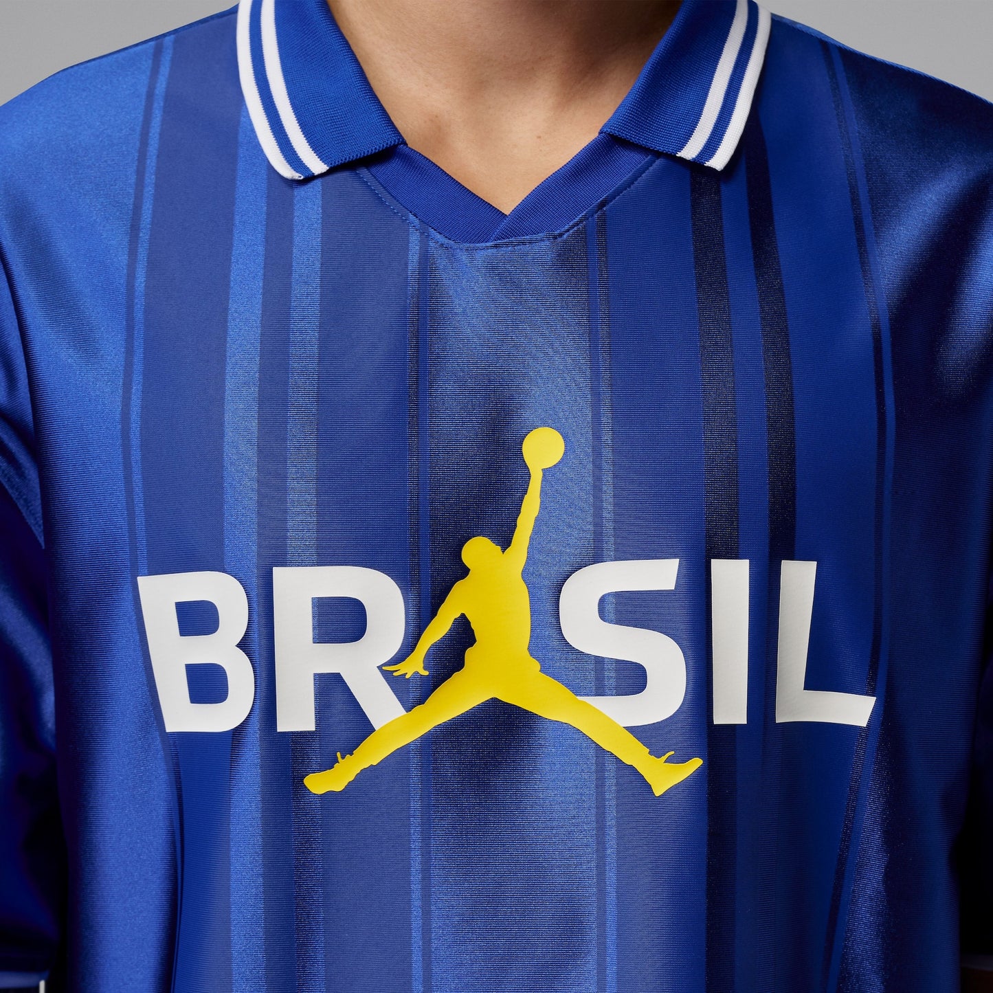 Brazil 2026 Jordan Jersey Soccer Blue - Polo