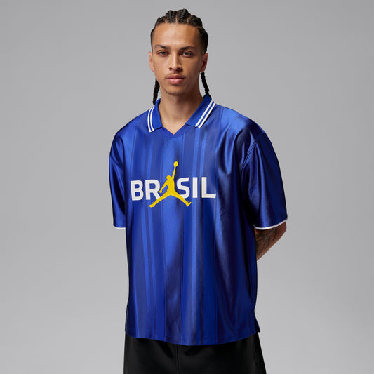 Brazil 2026 Jordan Jersey Soccer Blue - Polo