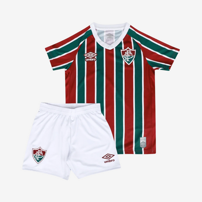 Fluminense 2025/26 Home Jersey Soccer - Kit Kids