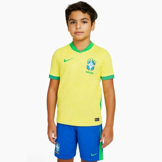 Brazil I Home 2024/25 Soccer - Kit Kids