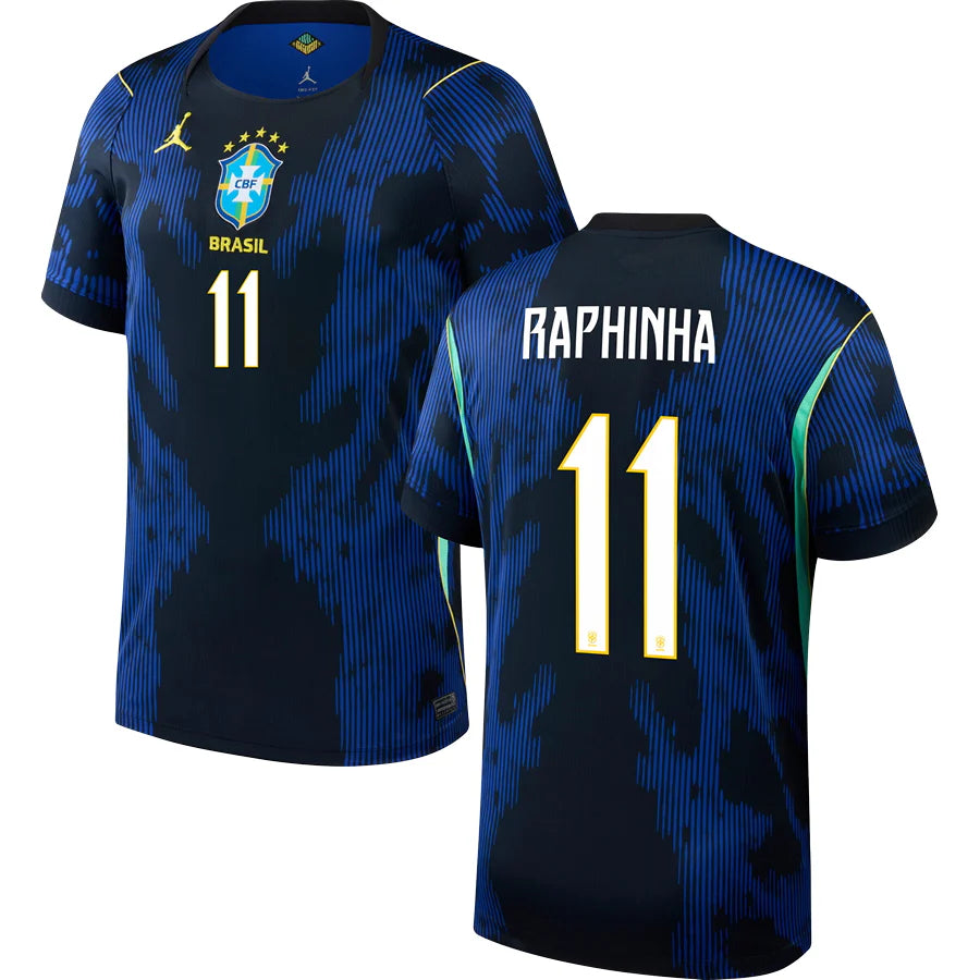 Brazil 2026 II Away Jersey Soccer #11 RAPHINHA - Fan Version World Cup 2026