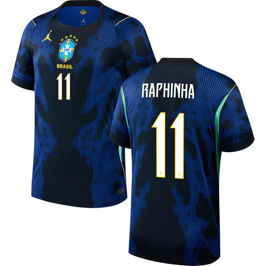 Brazil 2026 II Away Jersey Soccer #11 RAPHINHA - Fan Version World Cup 2026