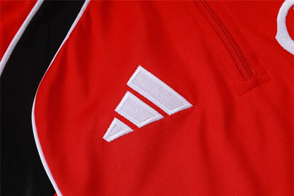 Flamengo Training Suit Red - Black 2025/26 - Tracksuit