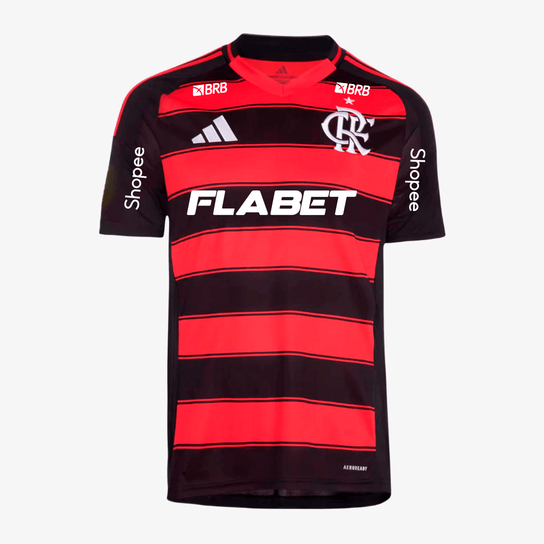 Flamengo 2025/26 I Home Jersey Full Sponsors - Fan Version