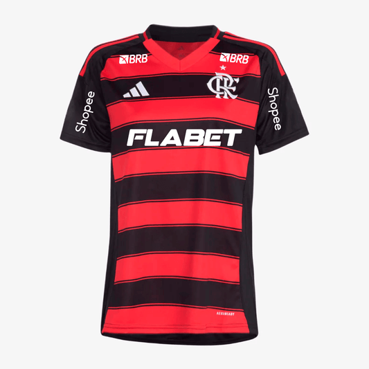 Flamengo 2025/26 I Home Jersey Women Full Sponsors - Fan Version