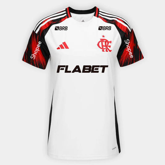 Flamengo 2025/26 II Away Jersey Women Full Sponsors - Fan Version