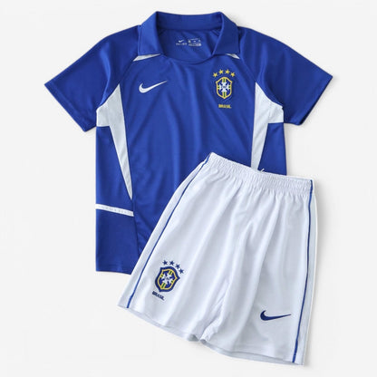 Brazil Retro Away 2002 Soccer - Kit Kids