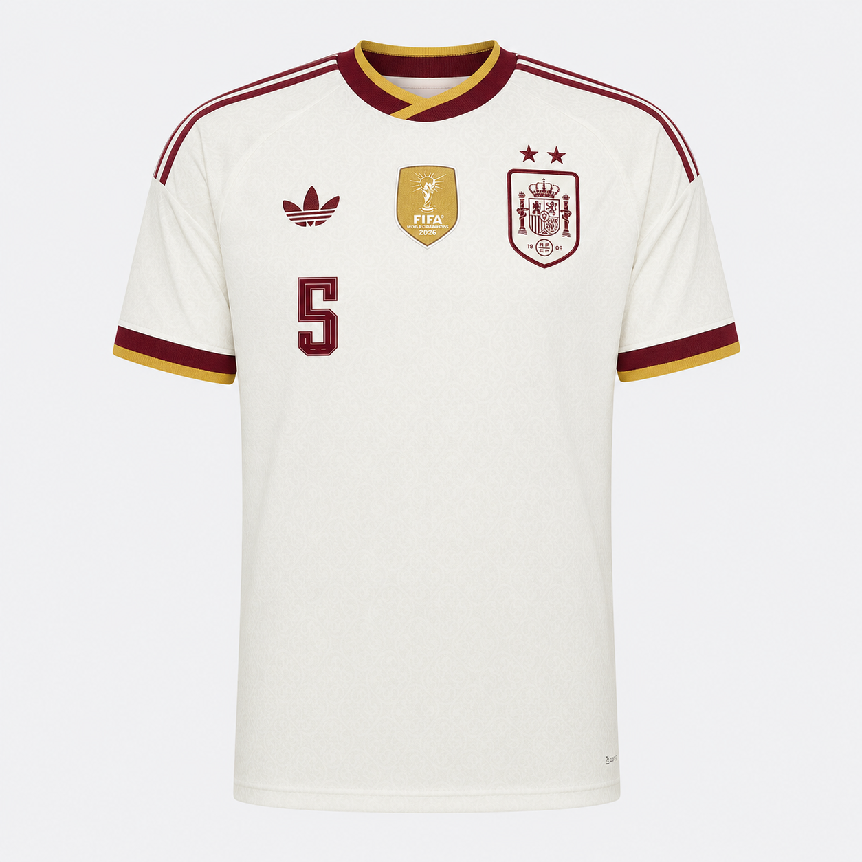 Spain 2026 Away Jersey Soccer Player VIVIAN #5 - World Cup 2026