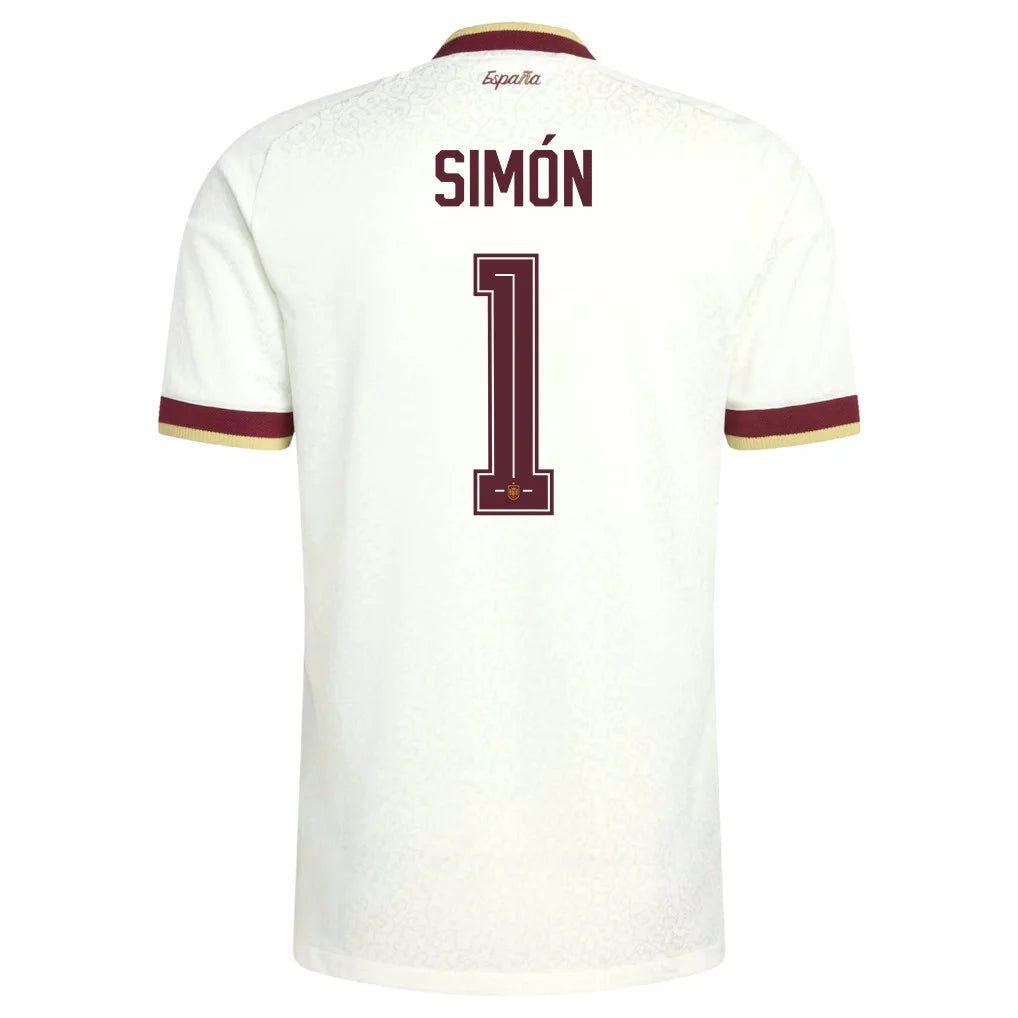 Spain 2026 Away Jersey Soccer Player Simón #1 - World Cup 2026