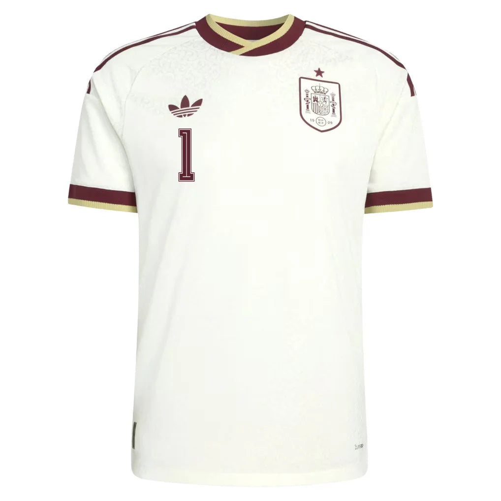 Spain 2026 Away Jersey Soccer Player Simón #1 - World Cup 2026