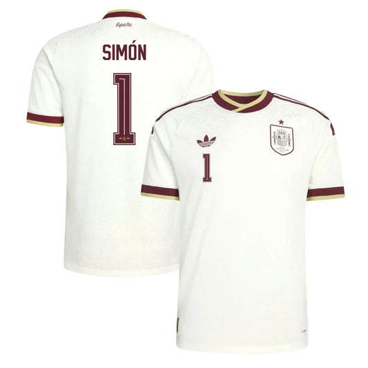 Spain 2026 Away Jersey Soccer Player Simón #1 - World Cup 2026